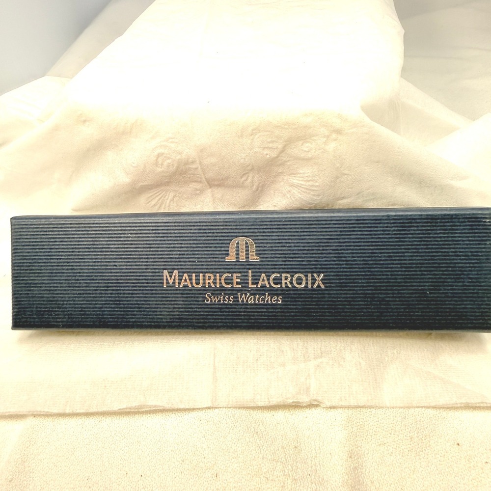 Maurice LaCroix Ink Pen Blue & Silver NWT